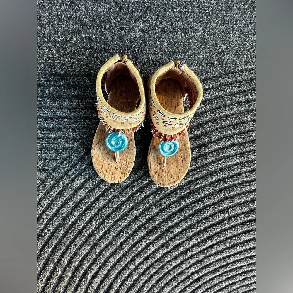 Disney Princess Moana Costume Shoes for Kids Heart of Te Fiti Hard Sole